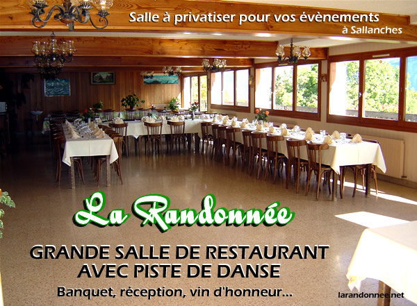 salle pour banquet sallanches