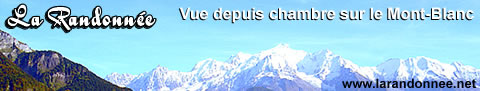 chambre avec vue sur le Mont-Blanc